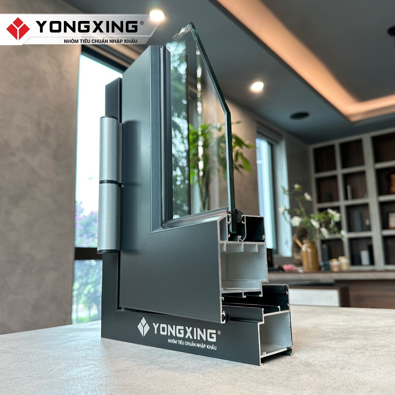 Cửa nhôm Yongxing đẳng cấp sang trọng