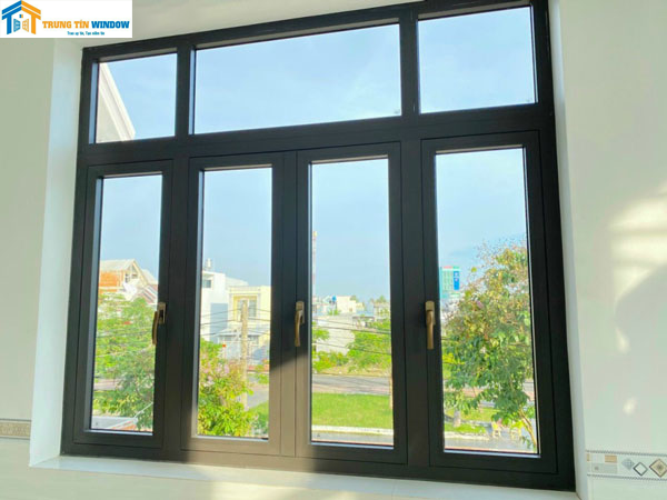 Sản phẩm của Trung Tín Window -  Cửa sổ mở quay 4 cánh nhôm xingfa